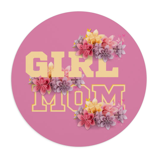 GIRL MOM Mouse Pad, Gifts for Moms, Work moms, Work from home moms