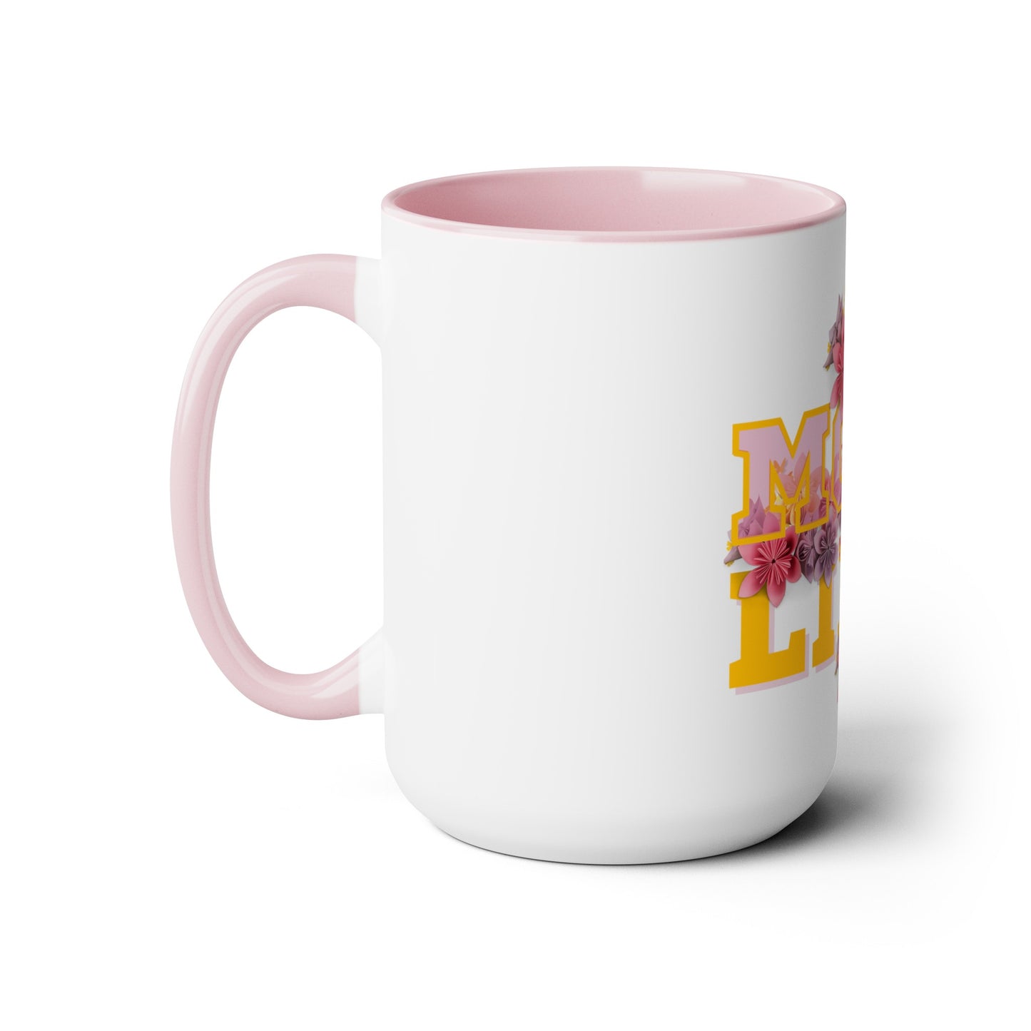 Mom Life, Mothers Day, Two-Tone Coffee Mugs, 15oz, Coffee for Moms