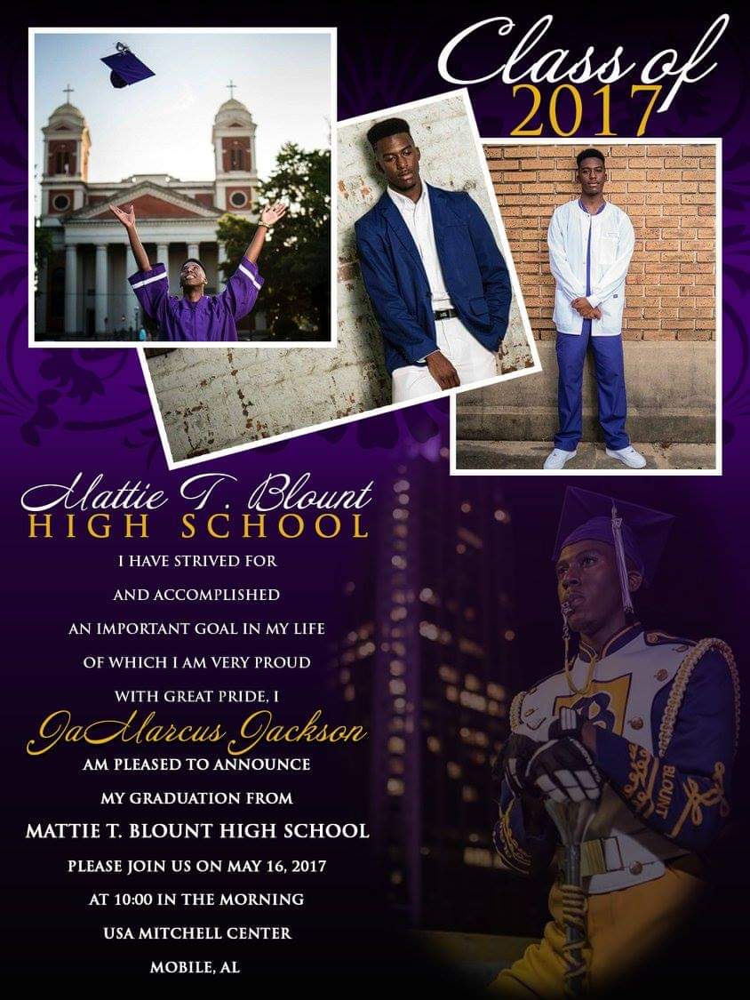 Graduation Invitation with Photos