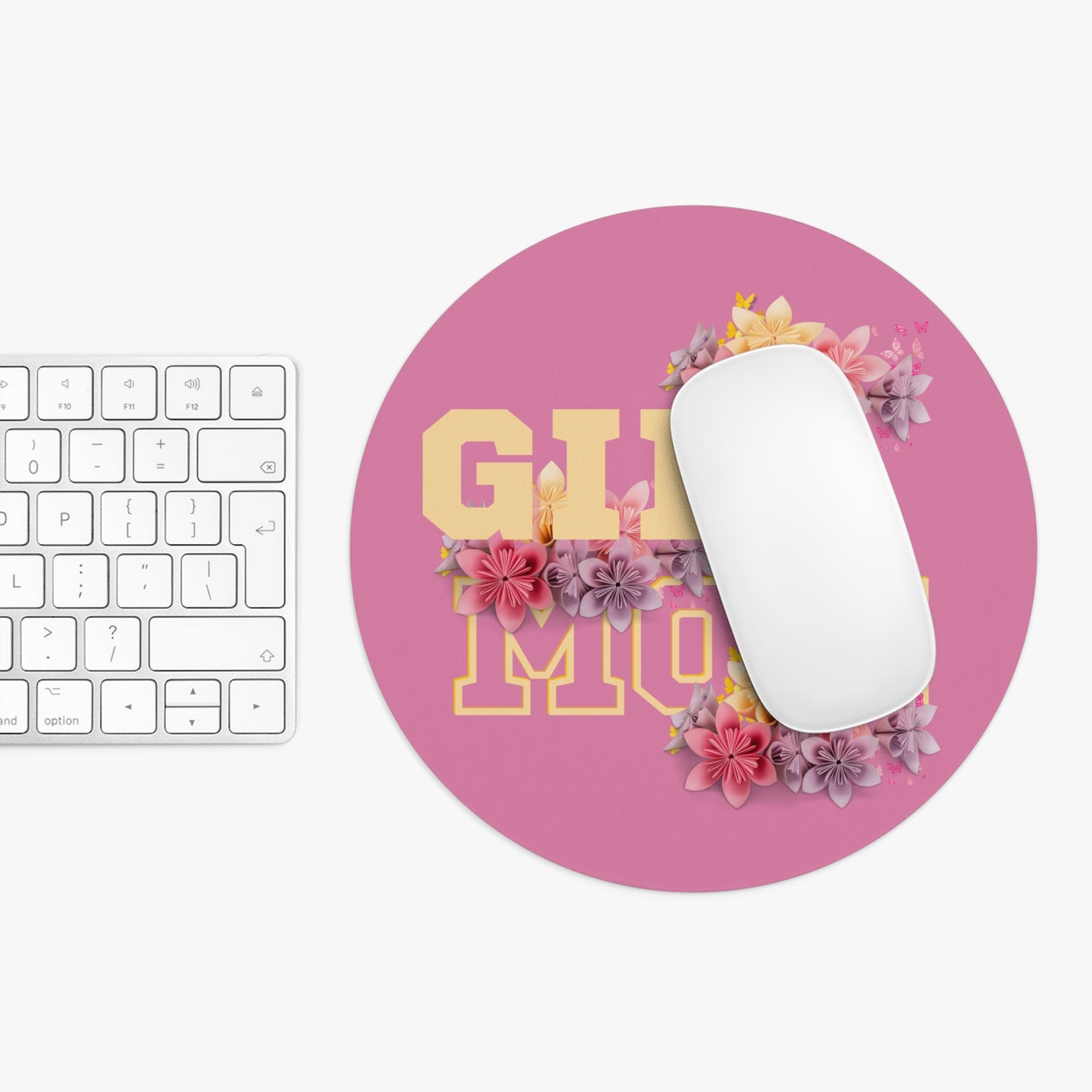 GIRL MOM Mouse Pad, Gifts for Moms, Work moms, Work from home moms