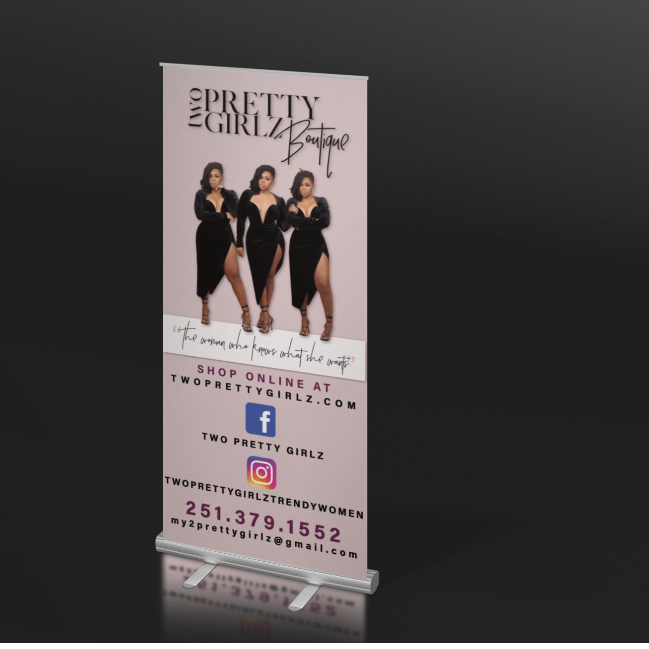 Retractable Tabletop Banner