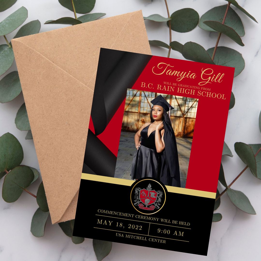 Graduation Invitation with Photo