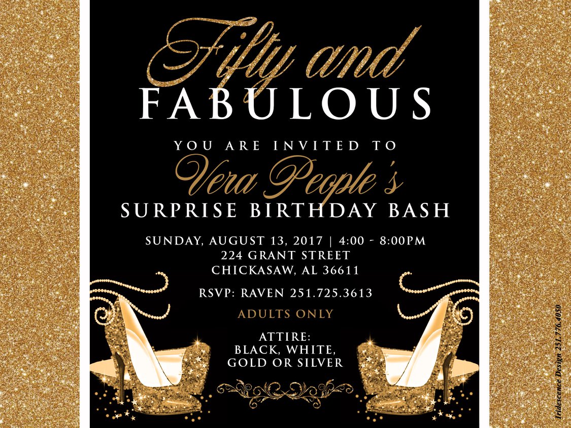 Custom 5x7 Invitations