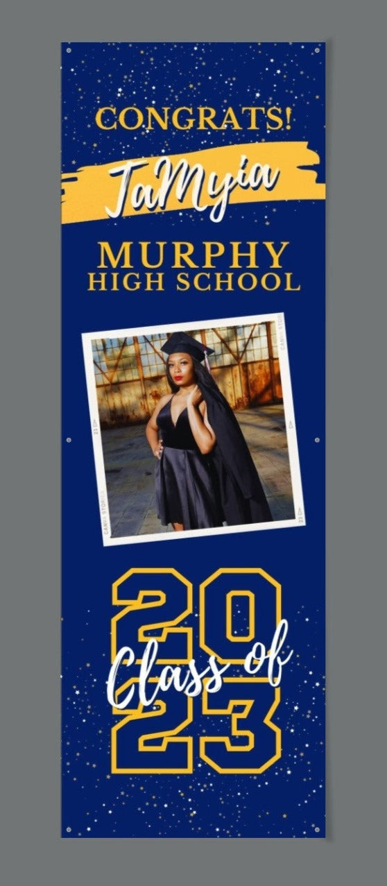 Graduation Banner only - 2ft x 8ft