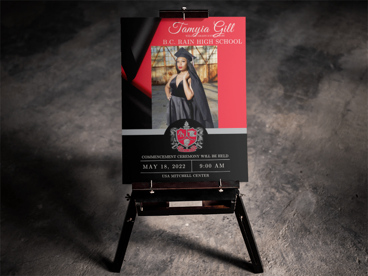 Custom Graduation Poster - Paperboard