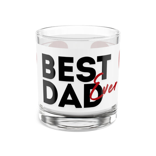 Rocks Glass, 10oz, Father's Day Glass, Father's drinkware, Fathers Day gift, Men gift