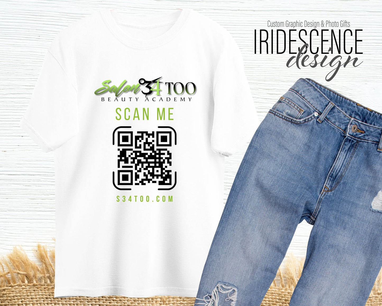 QR Code Business T-Shirt