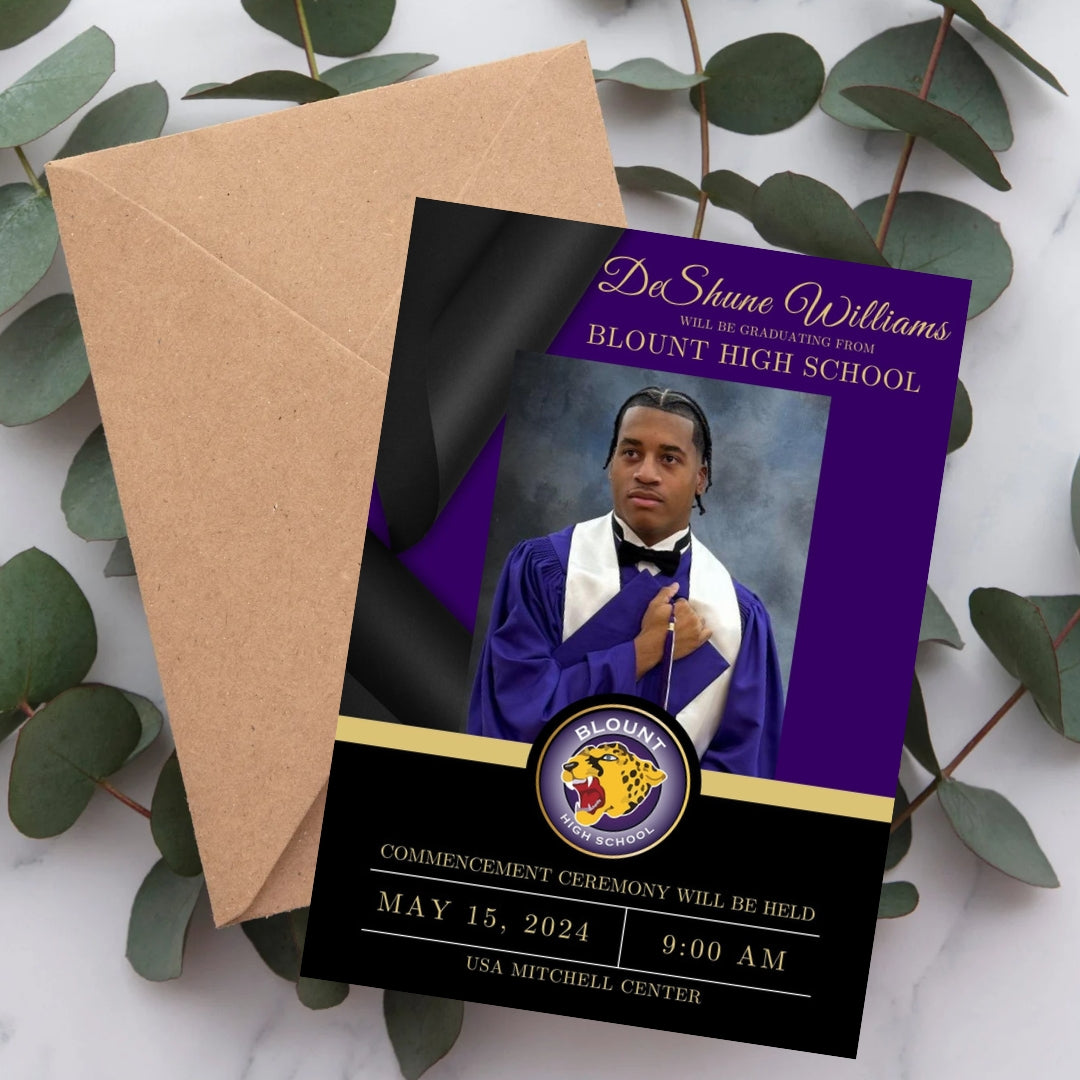 Graduation Invitation with Photo