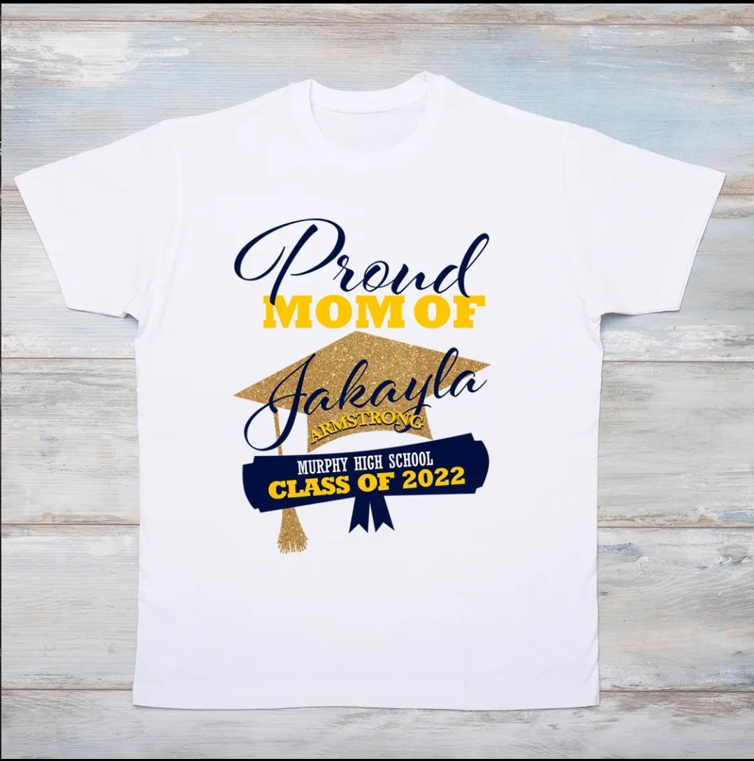 SPECIAL 10 or more - Custom Graduation t-shirts