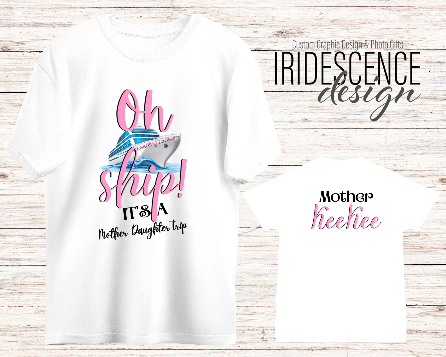 Oh Ship, It's a Mother Daughter Cruise T-shirt