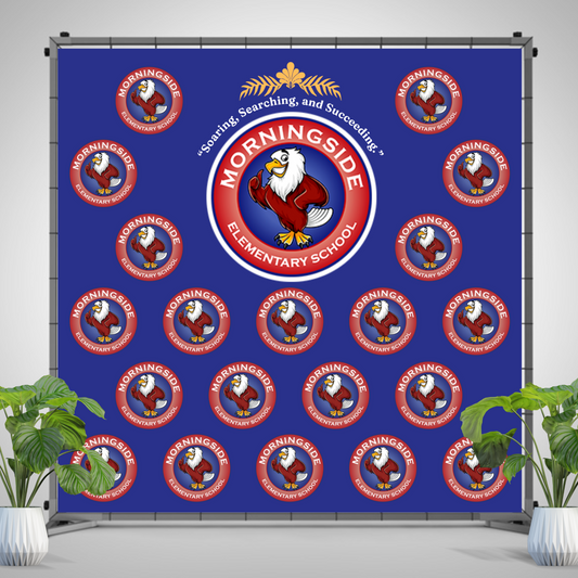 Step and Repeat Custom Vinyl Banner Backdrop  - RUSH or STANDARD Turnaround