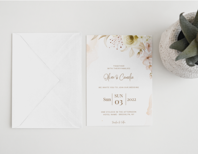 Custom Invitations 5"x7"