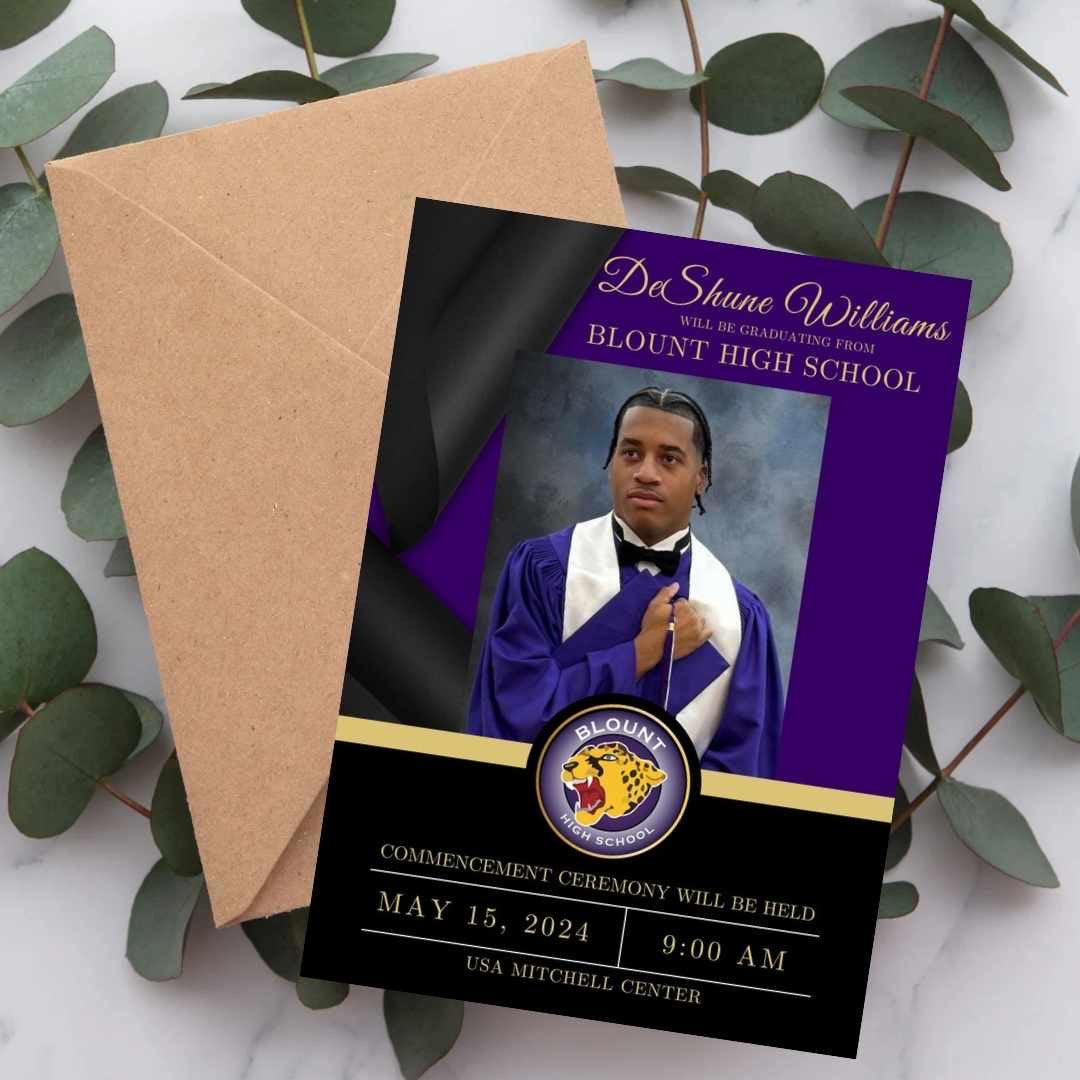 Graduation Invitations, 100ct.