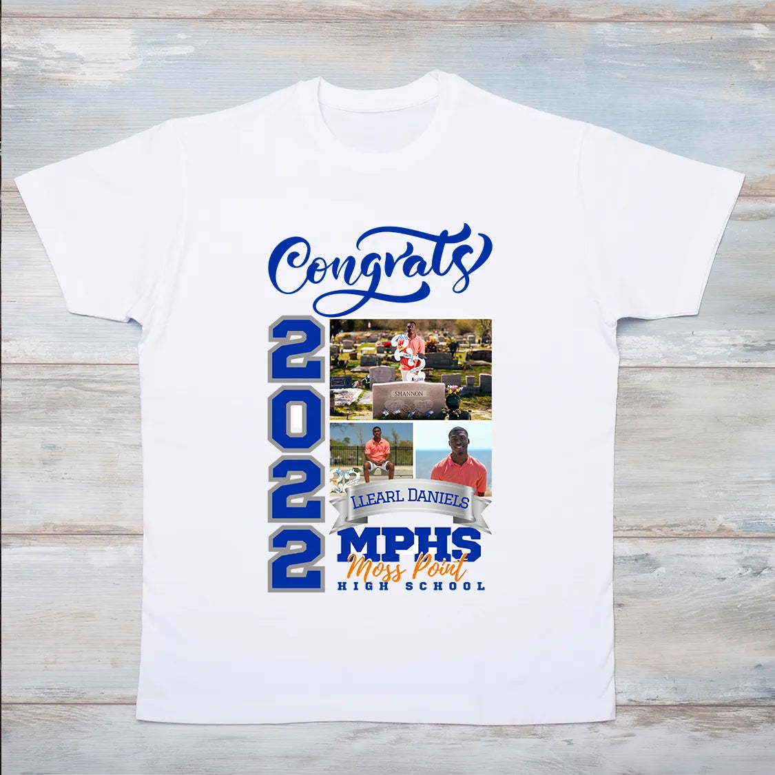 Congrats Graduation T-Shirt with Photo