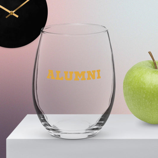 Alumni Stemless wine glass